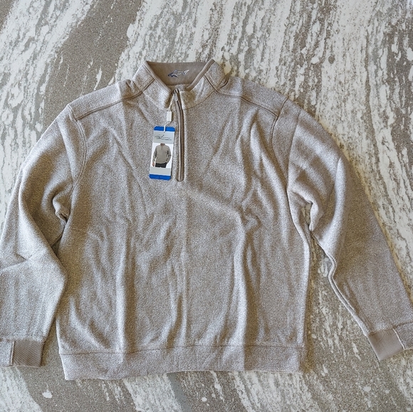 Greg Norman Collection 1/4 Zip Sweater - Picture 4 of 4